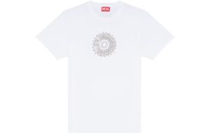 DIESEL Футболка унисекс белая
