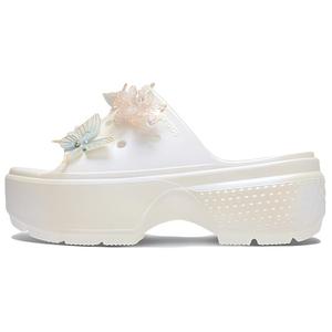 Женские шлепанцы Crocs, White