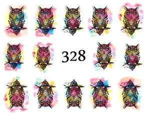 Водные наклейки для ногтей - №328, inna