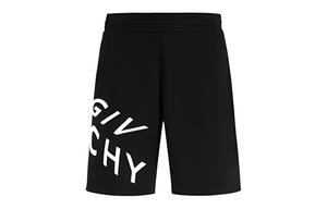 Шорты с вышитым логотипом Givenchy, черные