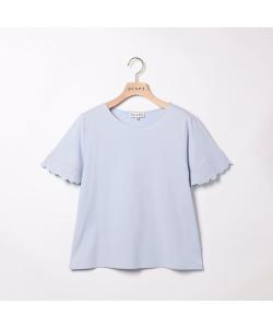 Прозрачный вышитый топ с расклешенными рукавами