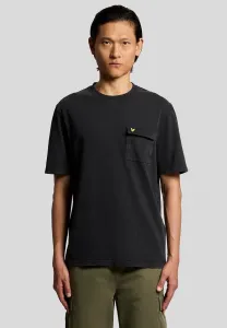 Базовая футболка с накладными карманами Lyle & Scott, Jet Black