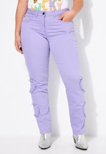 Джинсы облегающего кроя Angel of Style, фиолетовый