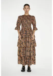 Многоярусное макси-платье Glamorous, Burnt Orange Daisy