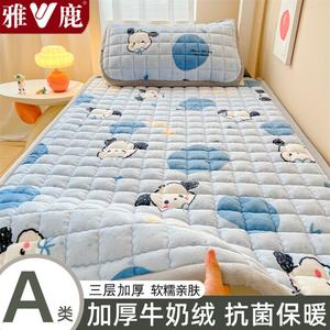 Yalu Наматрасник 120х200 см из молочного флиса с подогревом, комплект из 2 предметов (наматрасник и наволочка), бренд Папаг