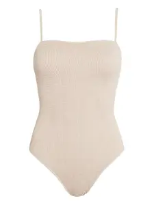 Текстурированный купальник Minnelli Faithfull the Brand, нейтральный