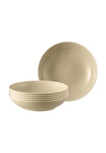 Набор из 6 суповых тарелок terra ø 21,2 см Terra Seltmann Weiden, бежевые