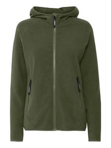 Куртка Oxmo Fleecejacke OXFinja 21800003-ME Fleecejacke mit Kapuze, зеленый