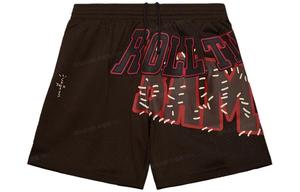Спортивные шорты унисекс коричневые Travis Scott, коричневый
