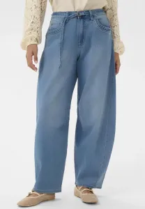 Crcaysa ankl barrel loose fit wide leg Cream, Cleveland Light Blue Denim