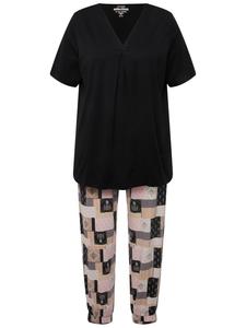 Пижама Ulla Popken, черный