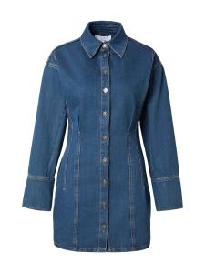 TOPSHOP Платье-рубашка 'TAYLOR' в синем дениме