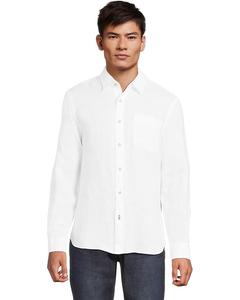 Рубашка Faherty Laguna Linen Shirt, белый