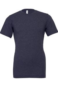 Футболка унисекс BELLA + CANVAS из джерси CVC, цвет heather midnight navy