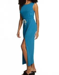 Платье-макси Durangoo Danube синего цвета Chaser