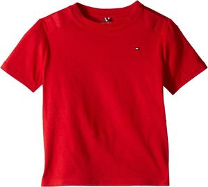 Футболка Tommy Hilfiger для мальчиков с магнитными кнопками на плечах, Apple Red