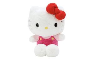 Плюшевая кукла Hello Kitty высотой 25см/33см Sanrio