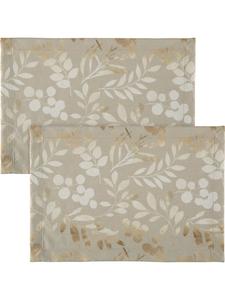 Erwin Müller Набор салфеток под тарелки, 2 штуки, бежевого цвета