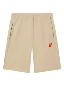 Трековые шорты с вышивкой на кармане Kenzo, нейтральный
