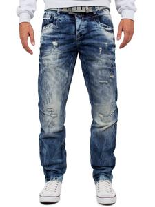 Джинсы синего цвета Cipo & Baxx