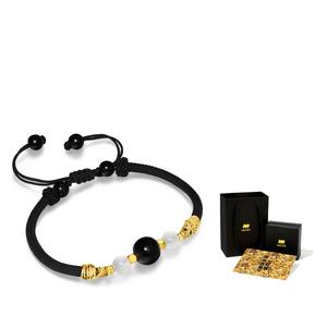 Агатовый нефритовый браслет унисекс MOVER, черный