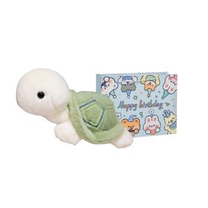 Плюшевая игрушка Fat Fat Dragon Little Turtle, высота 25см/35см PANGPANGLONG, Little Turtle+Party Shopping Bag