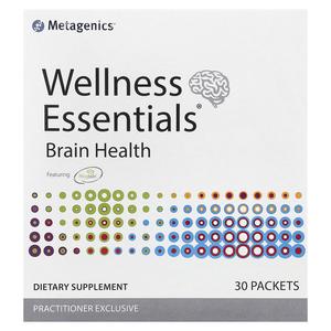 Metagenics, Wellness Essentials, здоровье мозга, 30 пакетиков