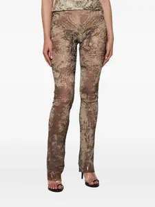 Брюки с медальонным принтом Jean Paul Gaultier, нейтральный