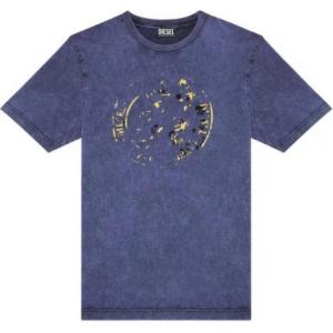 DIESEL Футболка мужская синяя