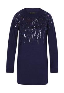 Вязаное платье faina Knitted dress, морской синий