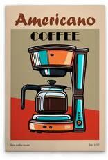 Картина на холсте A.S. Création Americano цвет buntbeigeorangeblaubraun