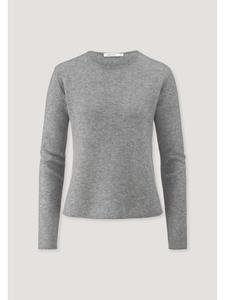 Свитер обычной вязки светло-серого цвета Hessnatur