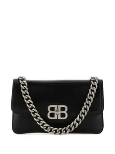 Маленькая сумка-тоут BB Soft Small Balenciaga, черный