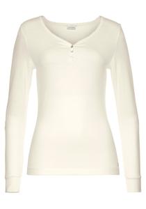 Пижамная рубашка LASCANA, кремовый