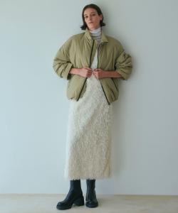 Юбка с перьевой бахромой