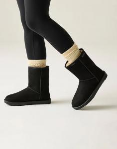 Водонепроницаемые ботинки Regatta Risley среднего размера, черного цвета