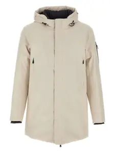 Парка с капюшоном на кулиске Boss, нейтральный