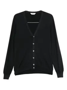 Кардиган на пуговицах с V-образным вырезом Gran Sasso, серый