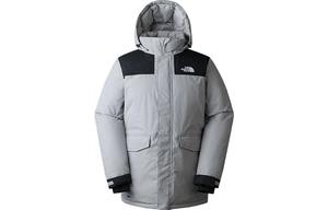 Пуховик мужской серый The North Face, серый