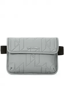 Поясная сумка K Urban с монограммой KARL LAGERFELD, серый
