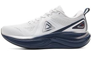 PEAK Кроссовки для бега с низким верхом, амортизирующие, противоскользящие, с отскоком, светло-серые, темно-синие