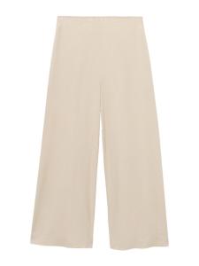 Широкие брюки MANGO LINOVISF, Beige