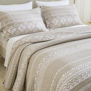 Комплект постельного белья PANGUSHAN, хаки/белый