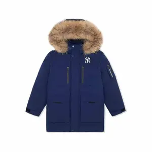 MLB Куртка пуховая New York Yankees унисекс светло-голубой, Light Navy Blue