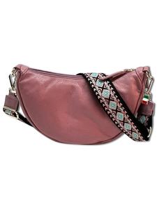 Наплечная сумка Florence Umhängetasche, Citytasche Leder rosa ca. 33cm