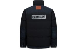 Пуховик мужской черный Evisu, черный