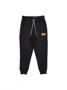 Lagarto Verde Черные спортивные штаны с принтом под ящерицу