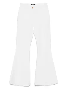 Расклешенные брюки Balmain Kids, белый