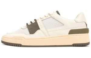 Кроссовки для скейтборда унисекс с низким верхом, кремово-белый/оливково-зеленый Foot Industry