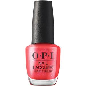 Лак для ногтей nail lacquer Opi, nls010 - left your texts on red, объем 15 мл